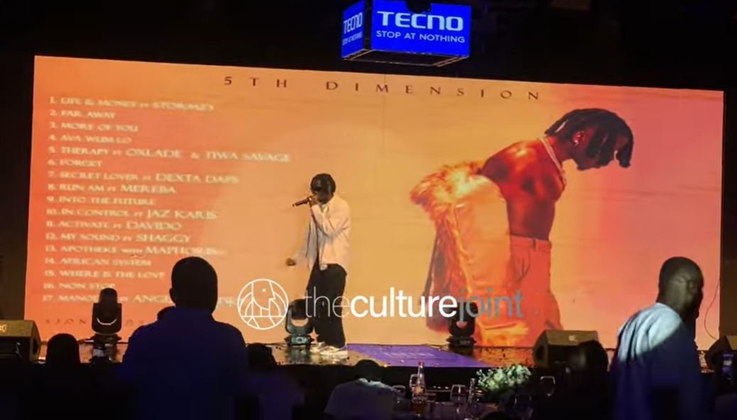 Stonebwoy performs Everlasting at Tecno Camon 10 launch in Accra