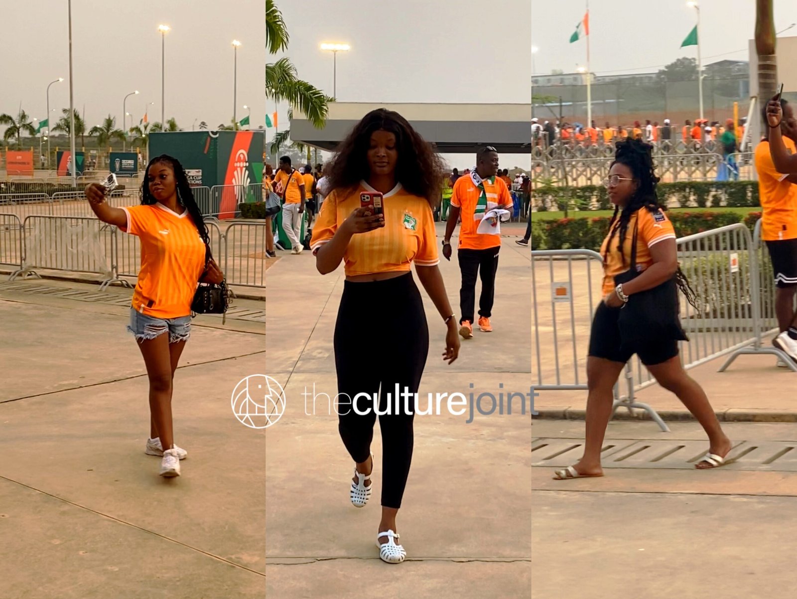 Abidjan girls at AFCON Cote D'Ivoire